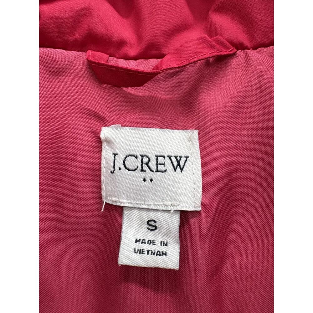 J.Crew Quilted Puffer Vest Raspberry Pink - Picture 4 of 5